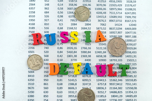 The end of russian economy and ruble is default of cauntry photo