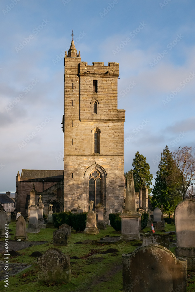 tower of church of the Holy Rude in Stirling, Scotland