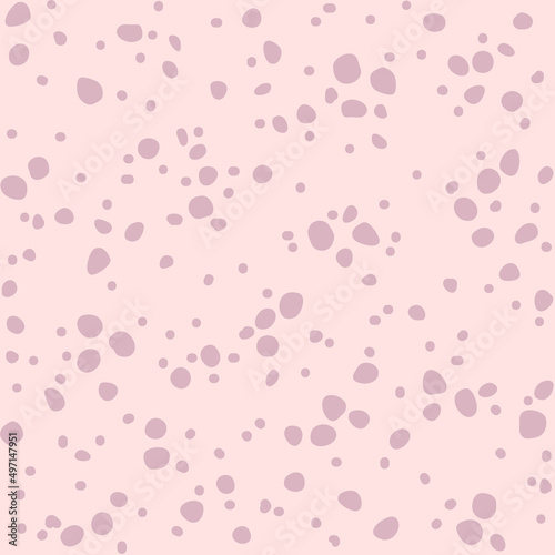 Wallpaper Mural Seamless light pink pattern with dots fabric print design. Vector illustration Torontodigital.ca