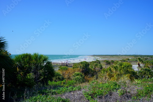 Beach of Tampa bay, st petersburg and clearwater in Florida, USA