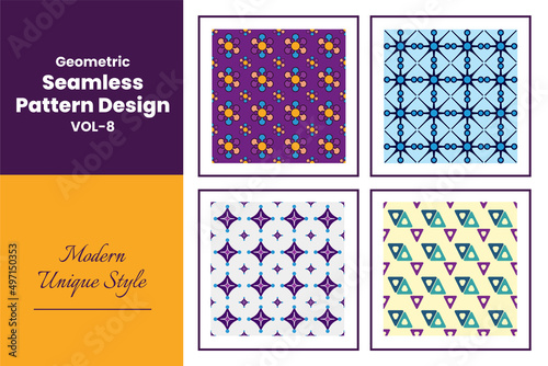 Geometric Seamless Pattern Design VOL-8