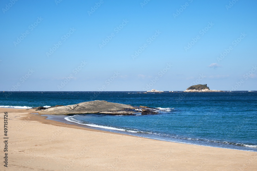 Bongpo beach in Goseong-gun, South Korea.
Bongpo beach in Goseong-gun, South Korea.