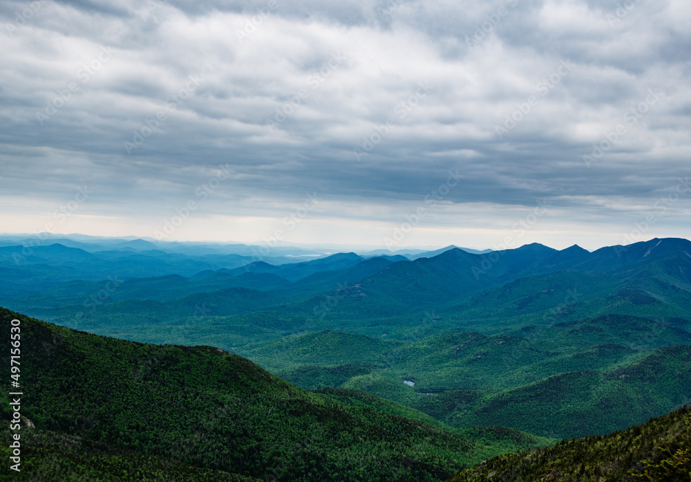 View from the Adirondacks high peaks, New York State View from the Adirondacks high peaks, New York State