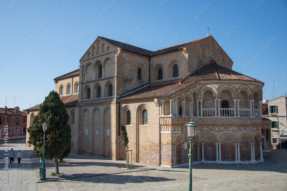 Church Of San Donato In Murano, Venice, Italy march 2019