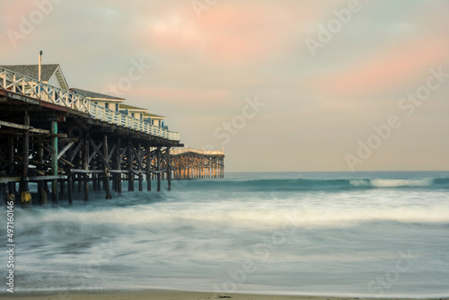 pier at sunset