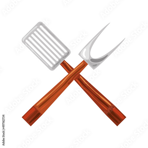 bbq fork and spatula
