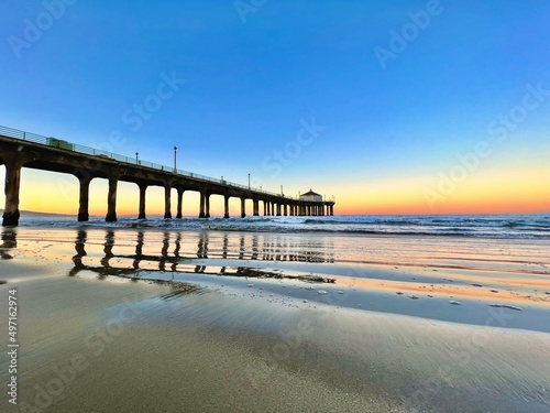 pier at sunset