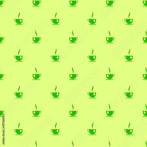 sweet teacup pattern for background, greeting card, packaging, texture, fabric pattern, wallpaper, wall decoration