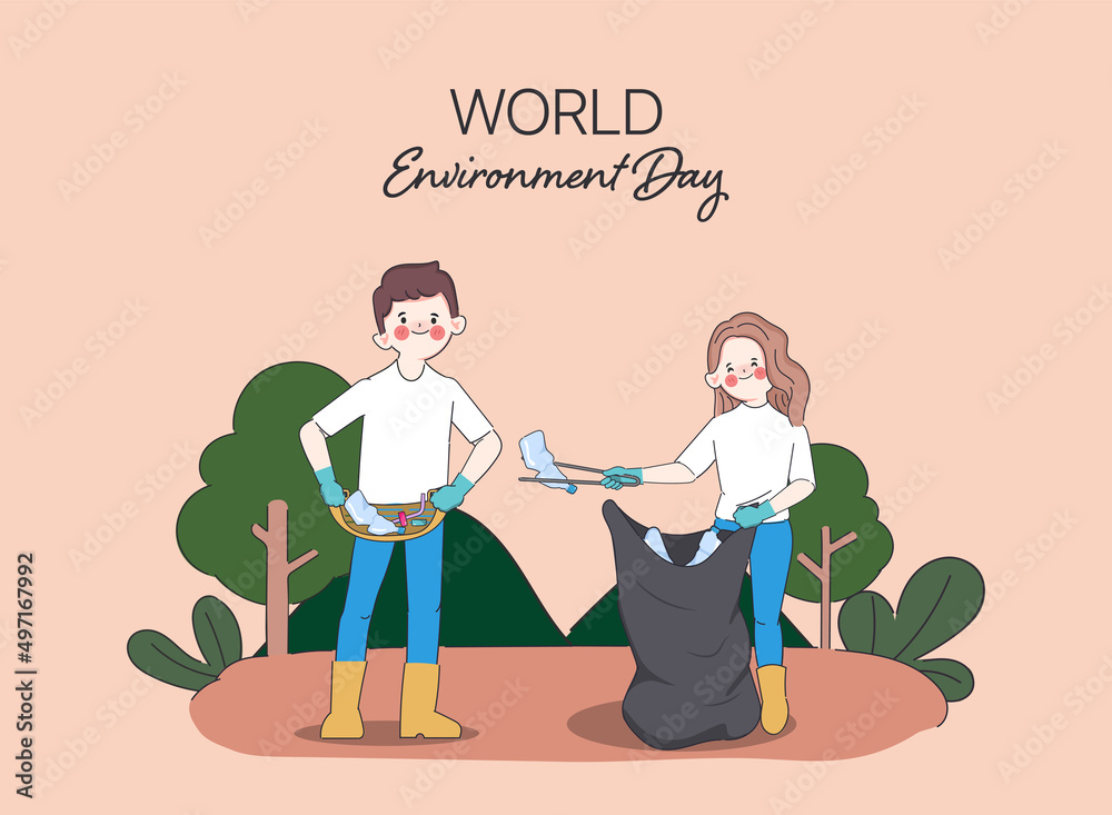 Volunteers keeping Waste animation. save world save environment background. Doodle cartoon hand drawn character. Volunteers keeping Waste animation. save world save environment background. Doodle cartoon hand drawn character.