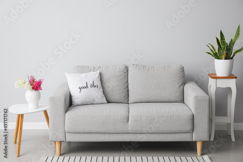 Interior of modern living r...
