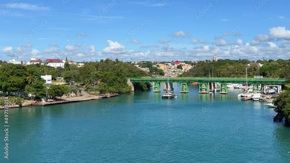 An aerial view of the at the port in La Romana, Dominican Republic. An aerial view of the at the port in La Romana, Dominican Republic.