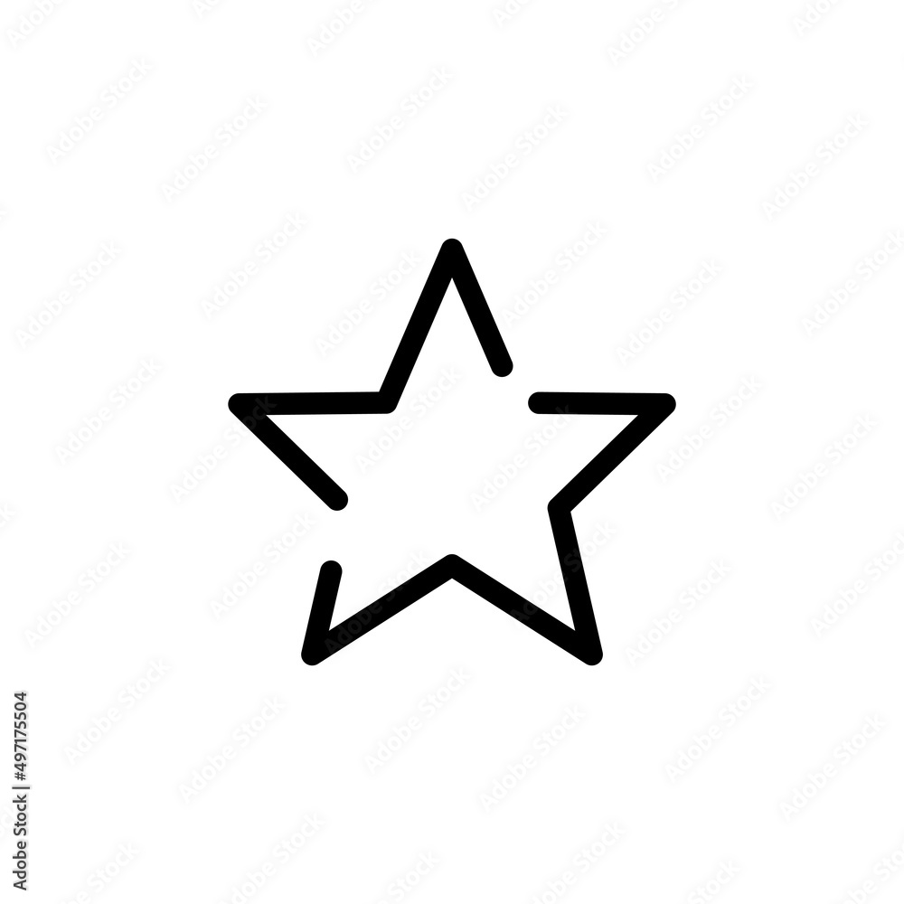 Star icon. suitable for favorite symbol, featured, best. line icon style. simple design editable. Design template vector Star icon. suitable for favorite symbol, featured, best. line icon style. simple design editable. Design template vector
