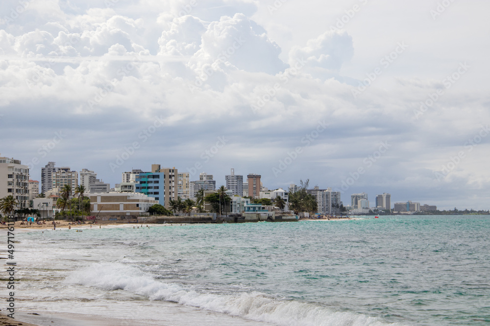 Naklejka premium Sunny San Juan