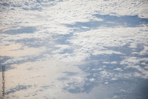 Cloudscape from above