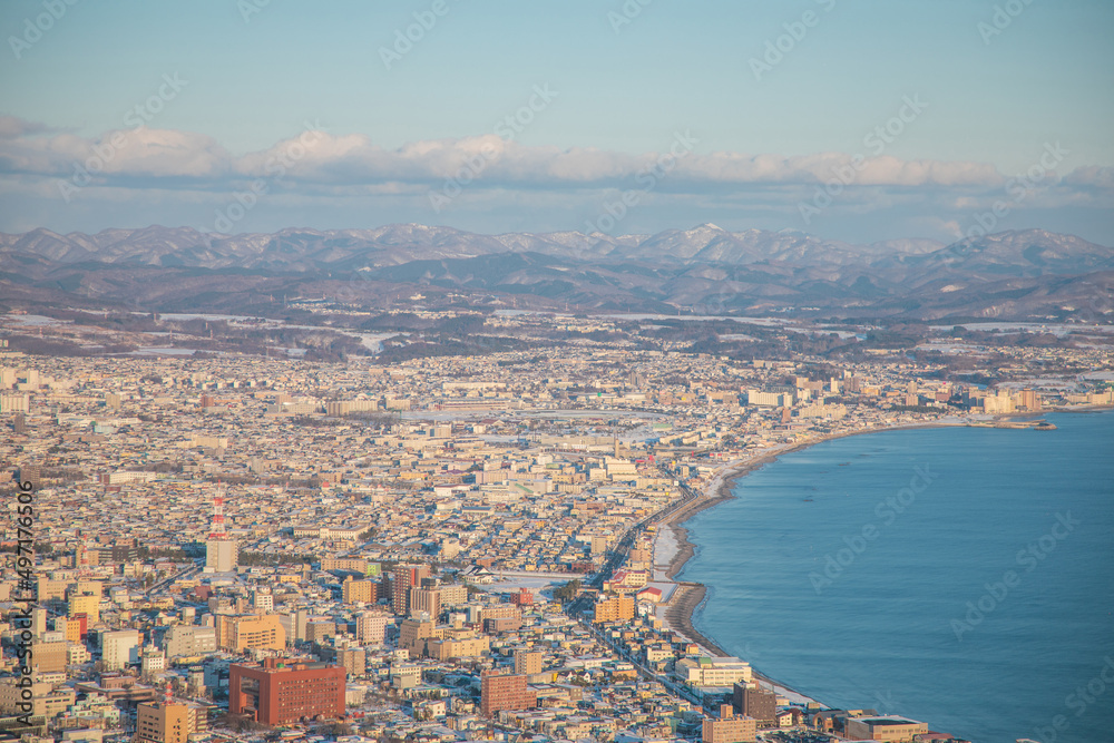 Fototapeta premium harbour view of Hakodate