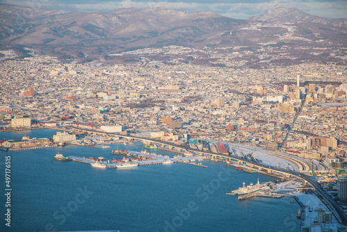 harbour view of Hakodate