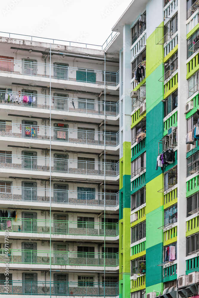 Fototapeta premium Public housing estate in Hong Kong