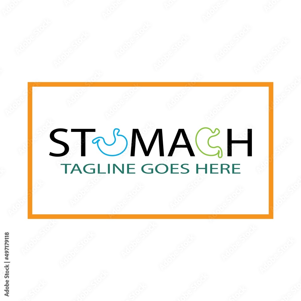 stomach care logo concept icon designs vector stomach care logo concept icon designs vector