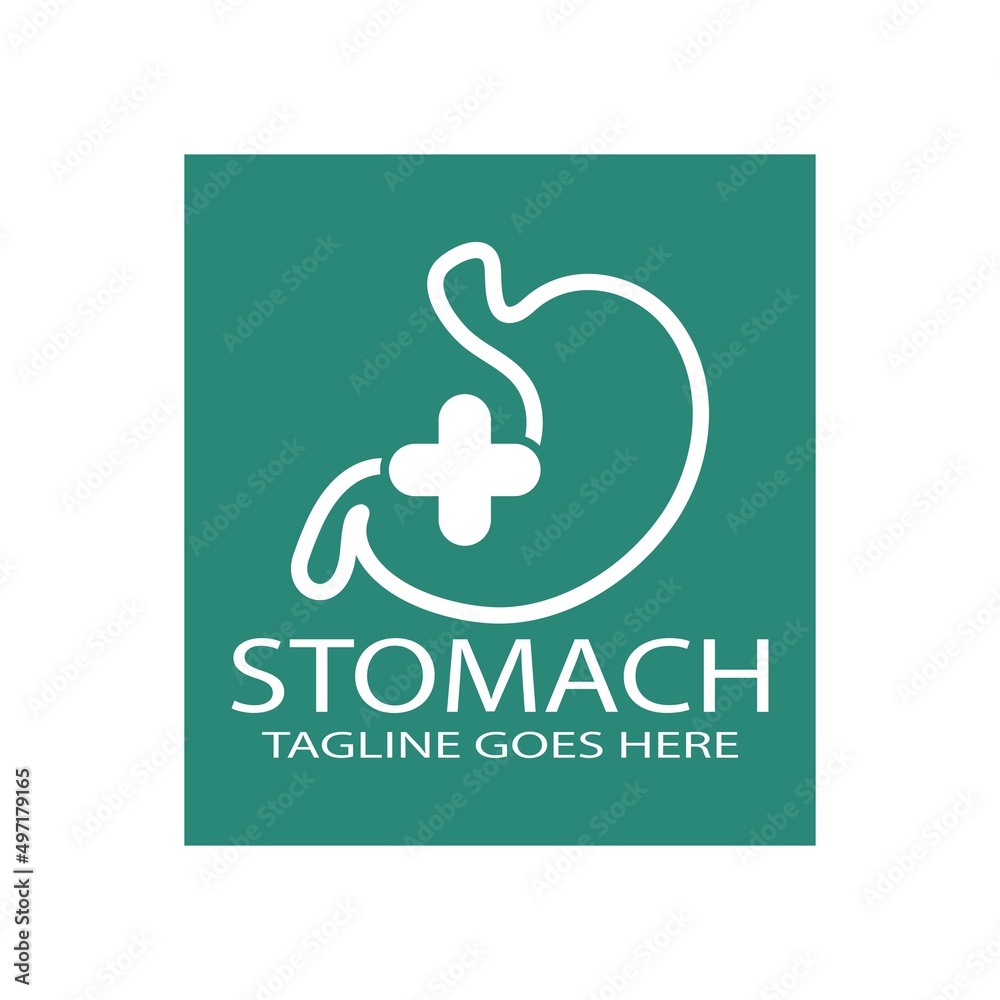 stomach care logo concept icon designs vector stomach care logo concept icon designs vector
