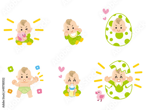 赤ちゃんバリエーション　出産　育児　おもちゃ