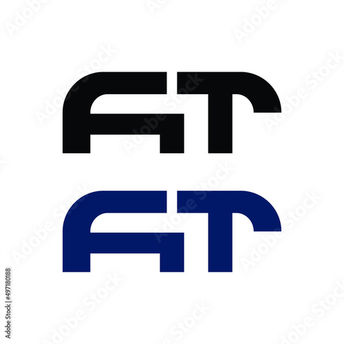 A-T monogram or shortened version of AUTO for icons or logos
