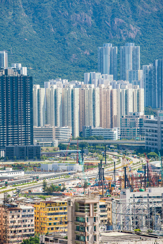 22 Sept 2019 - Hong Kong  Cityscape of downtown  Kowloon  Hong Kong  daytime