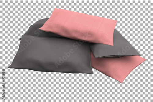 gray and pink pillows png