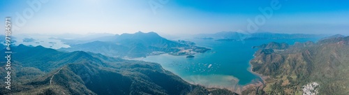 Aerial view of Ma On Shan Country Park, East of Hong Kong