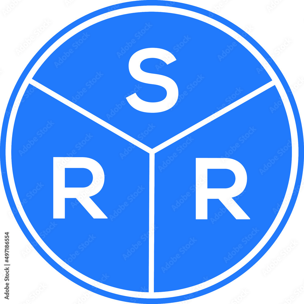 SRR letter logo design on black background. SRR creative initials letter logo concept. SRR letter design. SRR letter logo design on black background. SRR creative initials letter logo concept. SRR letter design.
