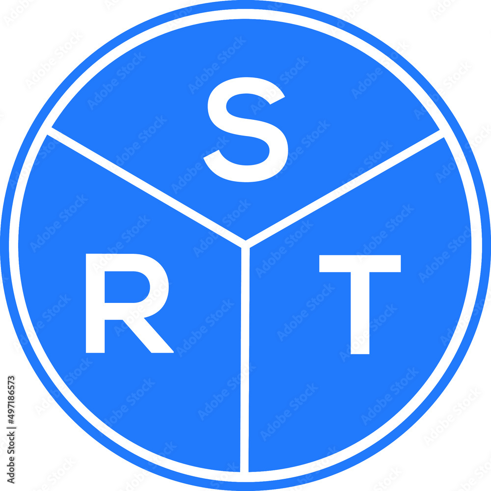 SRT letter logo design on black background. SRT creative initials letter logo concept. SRT letter design. SRT letter logo design on black background. SRT creative initials letter logo concept. SRT letter design.