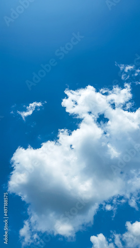 blue sky with clouds