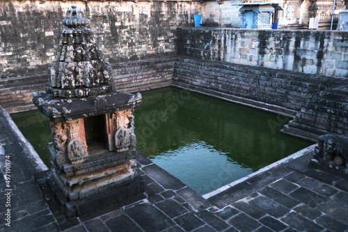 19 December 2022, Chennakeshava Temple in Belur is highlight of the grand Hoysala architecture, Temple built in 1117 AD by the Hoysalas at Belur, Temple built in 12th-century in Karnataka, India. photo