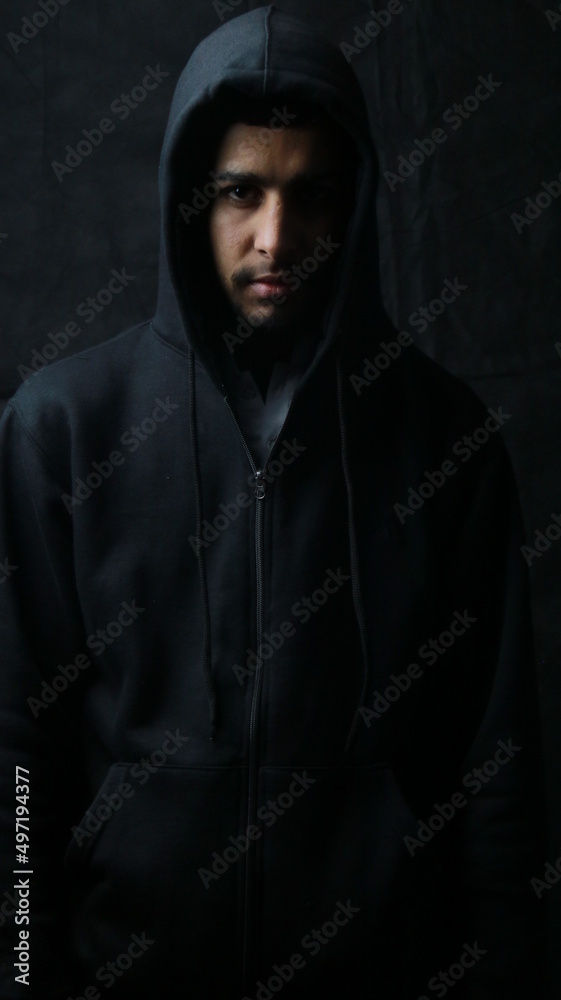 man in a hood man in a hood
