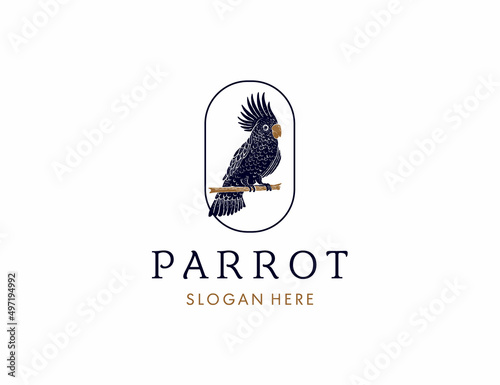 Vintage Parrot logo