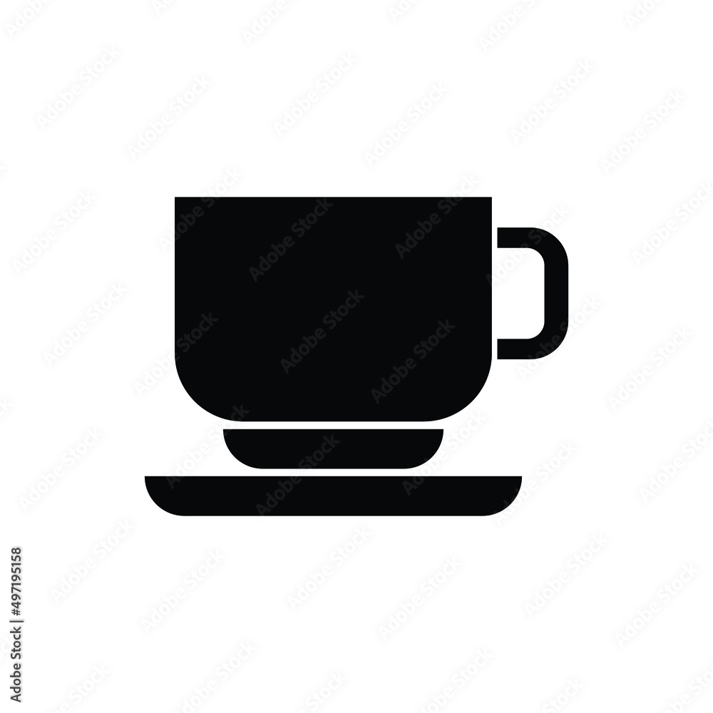 Coffee mug or cup. Coffee glass. Flat design. Perfect for signs, template, shop, cafe, etc. Coffee mug or cup. Coffee glass. Flat design. Perfect for signs, template, shop, cafe, etc.