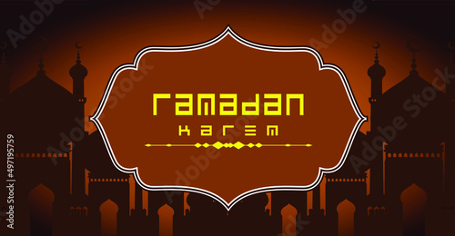 Vector background with Ramadan theme. Beautiful designs for greeting cards, banners, wallpapers, social media and other designs.