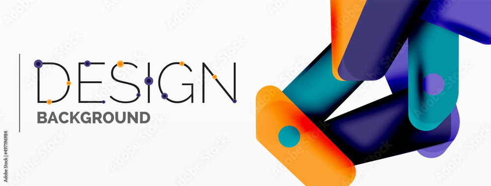 Tech minimal geometric wallpaper. Creative abstract background. Ribbon style stripes vector illustration for wallpaper banner background or landing page Tech minimal geometric wallpaper. Creative abstract background. Ribbon style stripes vector illustration for wallpaper banner background or landing page