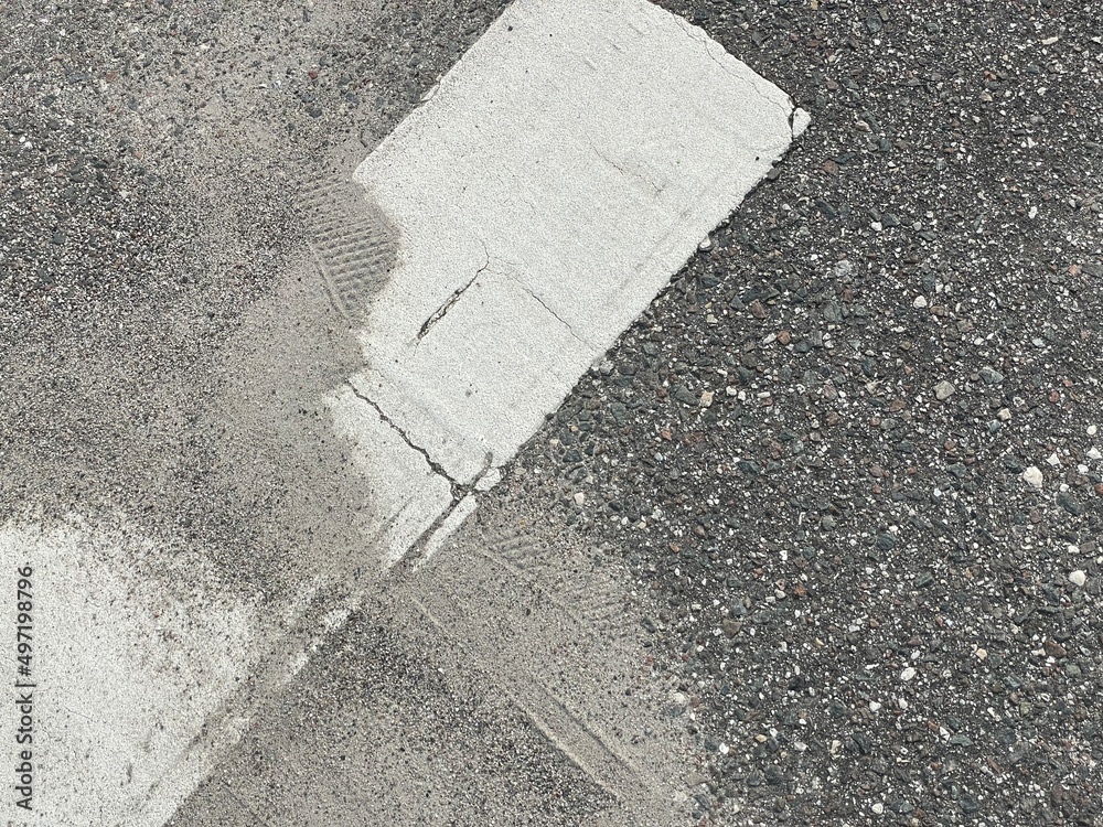Fototapeta premium asphalt texture with lines