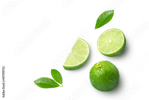 lime with mint leaf