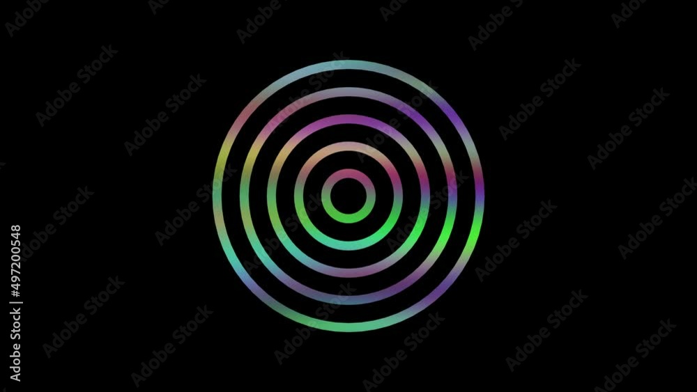Gradient color radio wave animation Gradient color radio wave animation