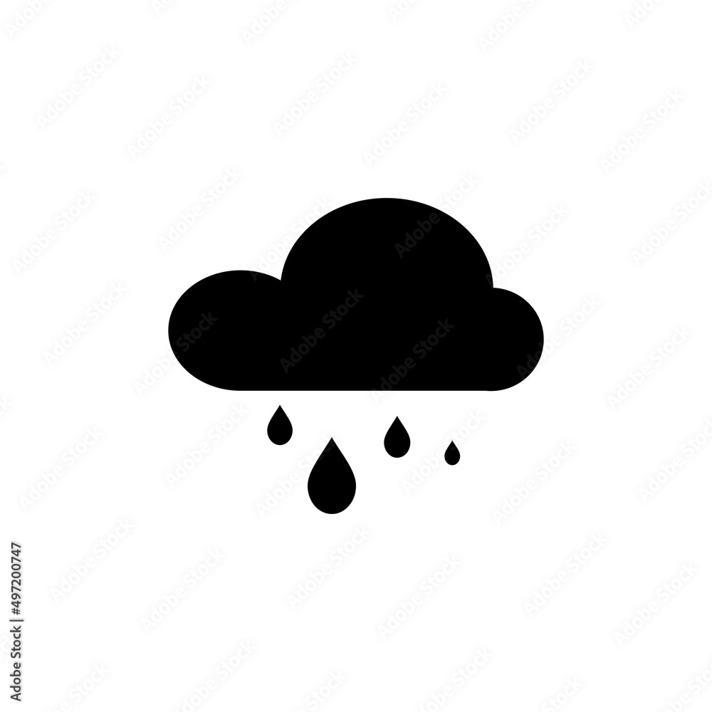 rain icon vektor illustration design