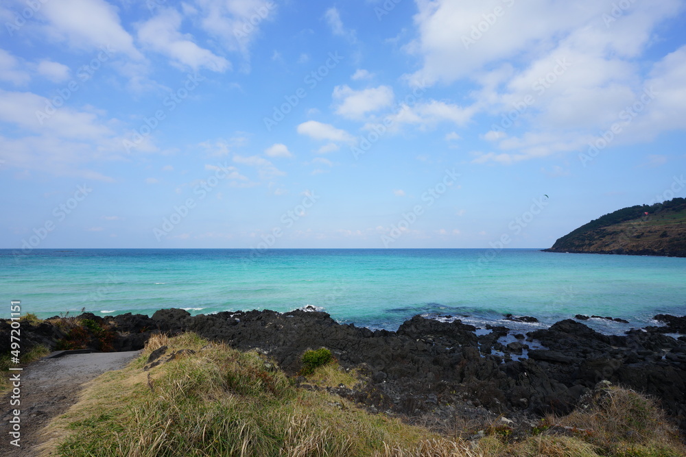beautiful seaside view with island beautiful seaside view with island
