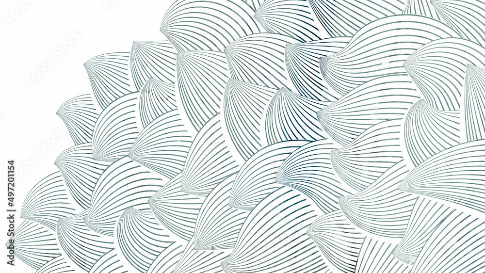 watercolor cut out  wavy vector background