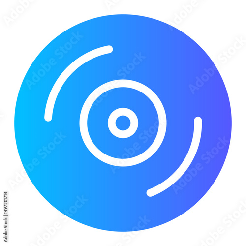 vinyl gradient icon