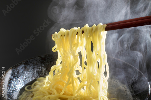 ラーメンの麺