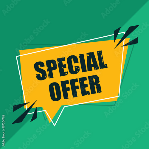 Special offer green photo