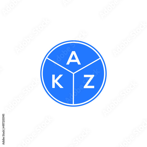 Free Download AKZ letter logo design on black background. AKZ  creative initials letter logo concept. AKZ letter design. - GFXLoad