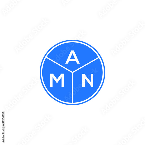 Free Download AMN letter logo design on black background. AMN  creative initials letter logo concept. AMN letter design. - GFXLoad