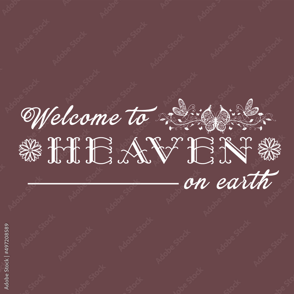 Restaurant or Hotel Business Tagline, Punchline, Slogan Typography