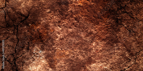 Red weathered stone wall textured background with garnet tones. Aged wall. Red abstract painting background with Scary red wall stone for background. red wall scratches.